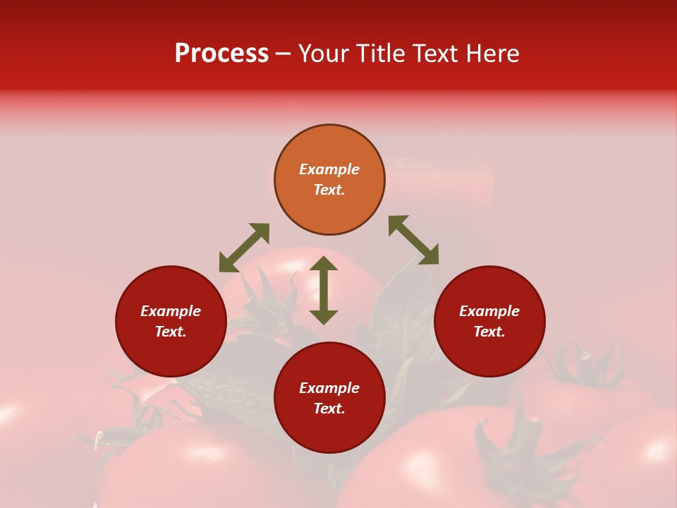 Vegetable Still Red PowerPoint Template