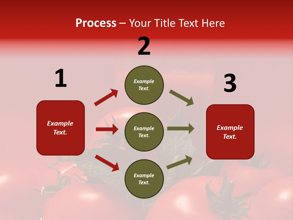 Vegetable Still Red PowerPoint Template