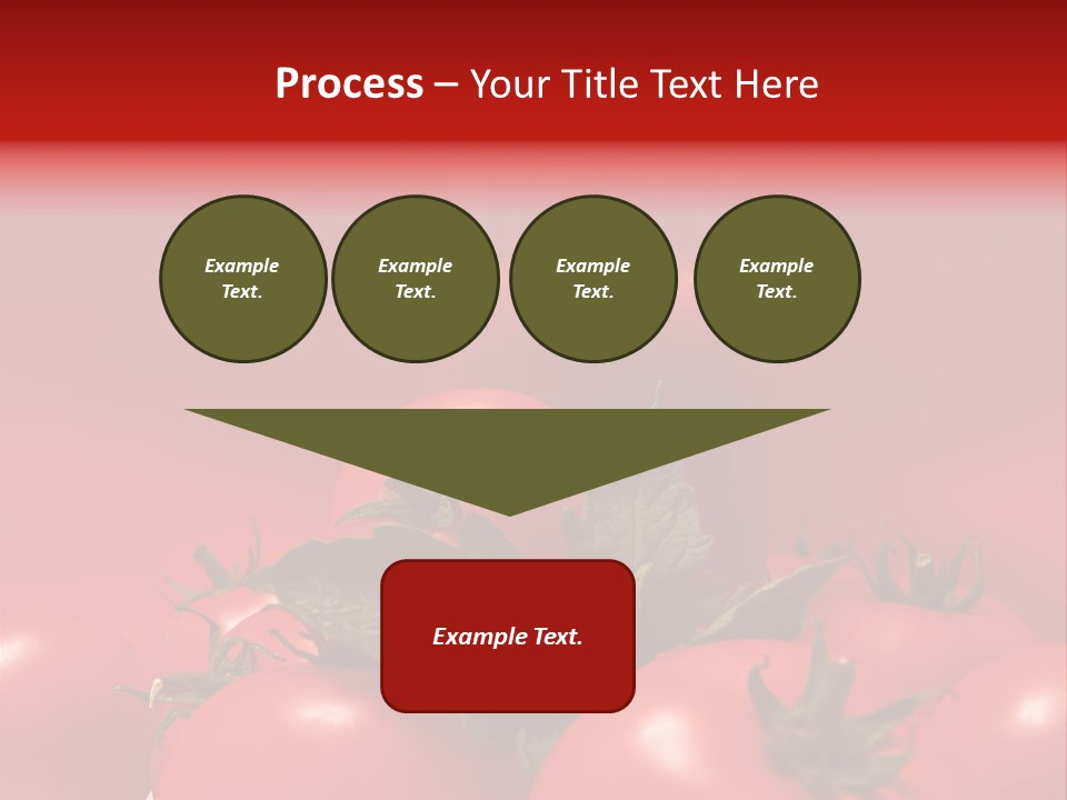 Vegetable Still Red PowerPoint Template