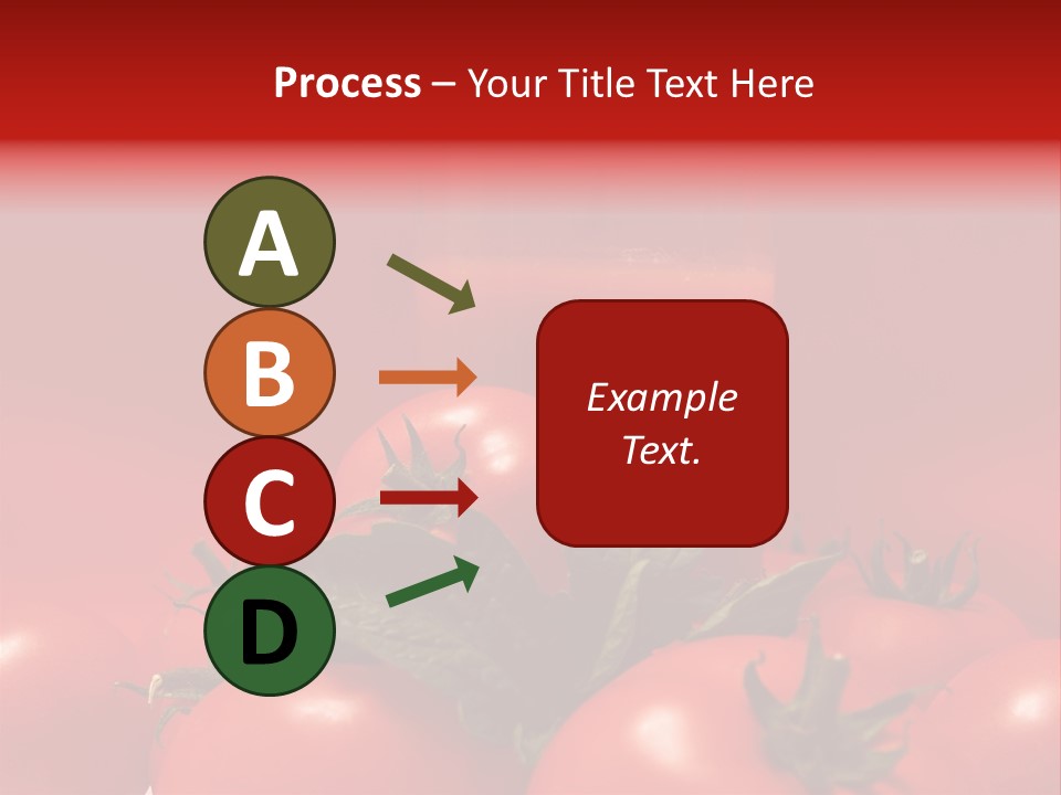 Vegetable Still Red PowerPoint Template