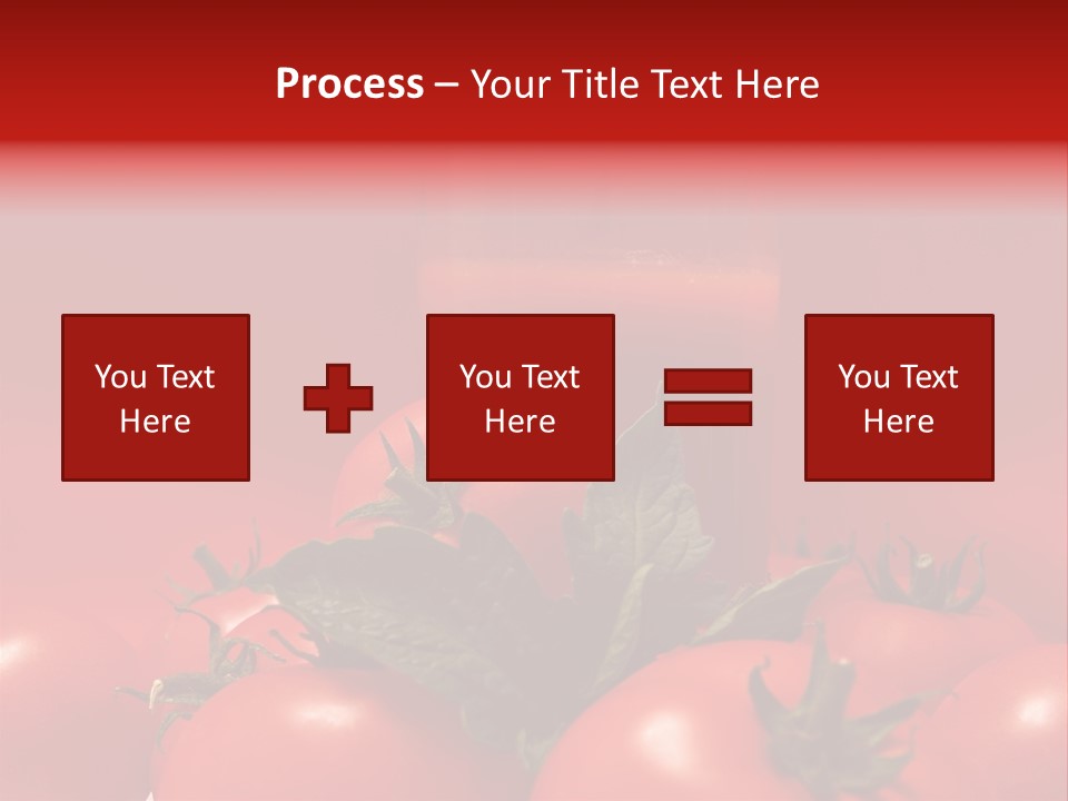 Vegetable Still Red PowerPoint Template