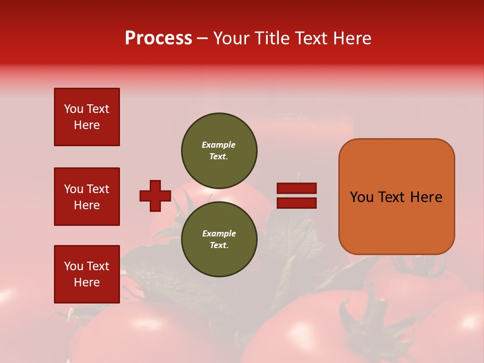 Vegetable Still Red PowerPoint Template