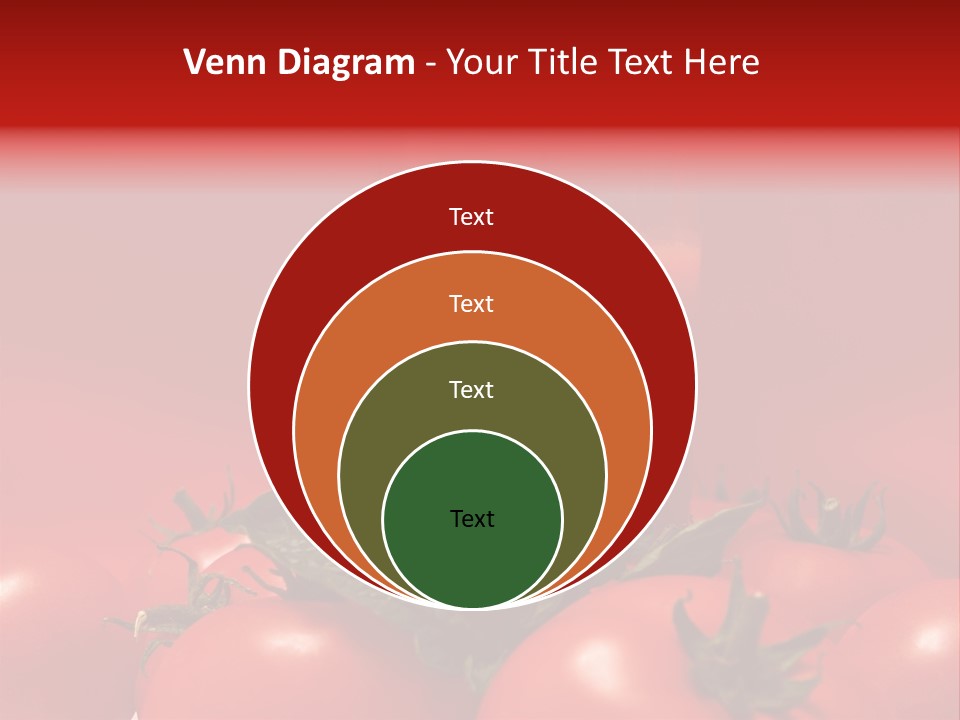 Vegetable Still Red PowerPoint Template