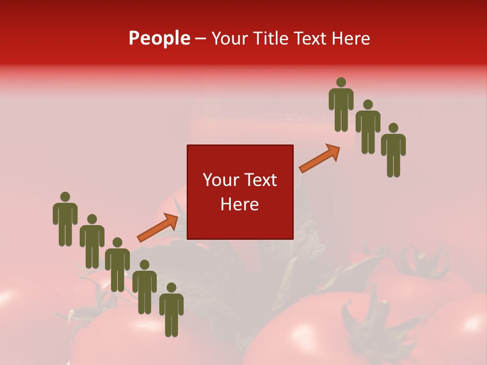 Vegetable Still Red PowerPoint Template