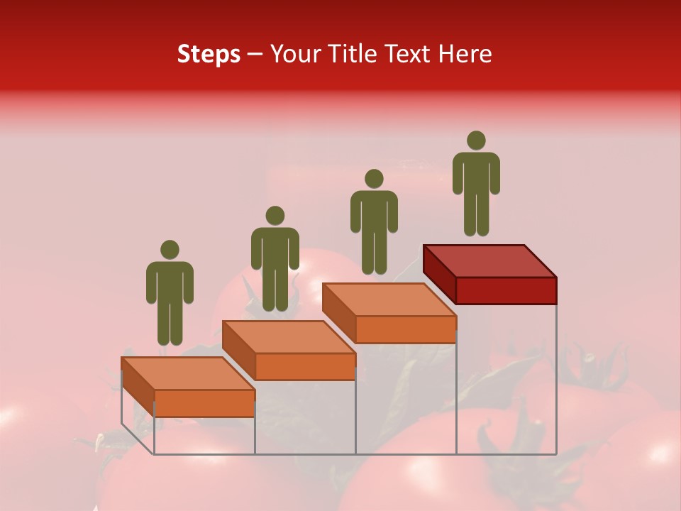 Vegetable Still Red PowerPoint Template