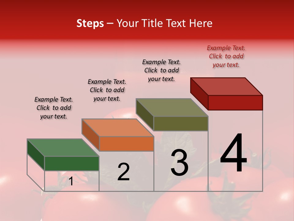 Vegetable Still Red PowerPoint Template