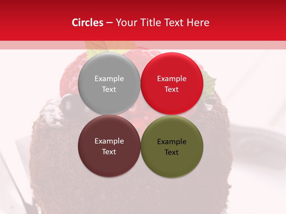Beautiful Chocolate Cakes PowerPoint Template