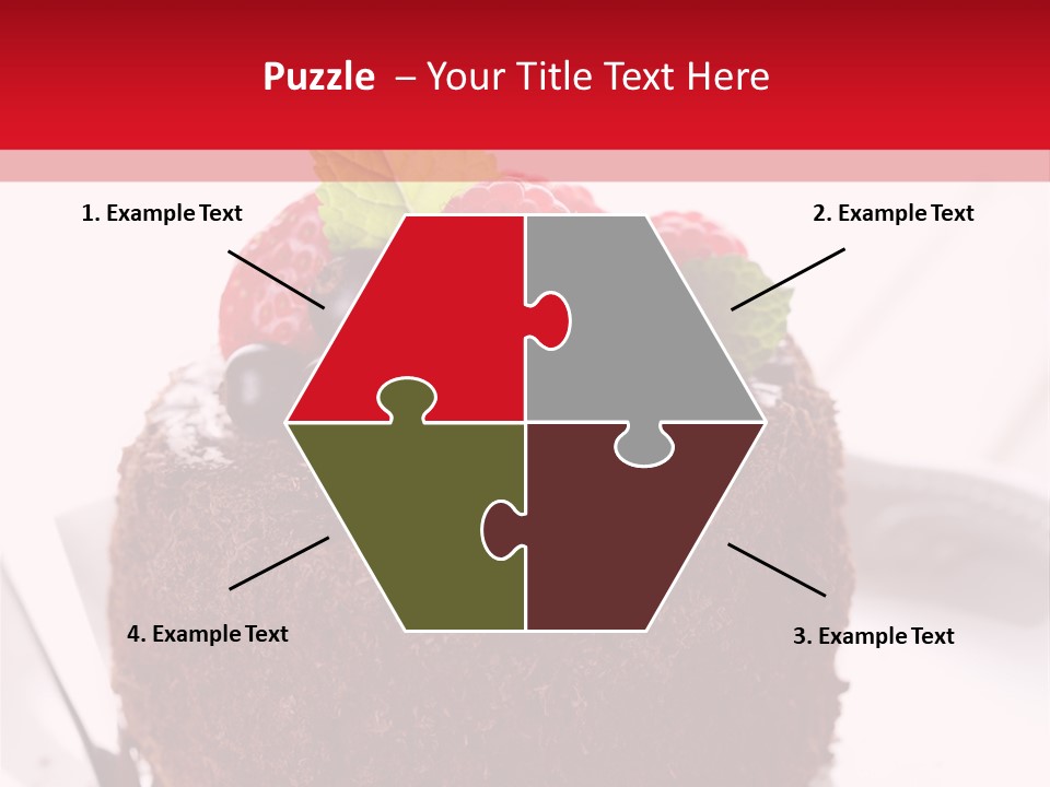 Beautiful Chocolate Cakes PowerPoint Template