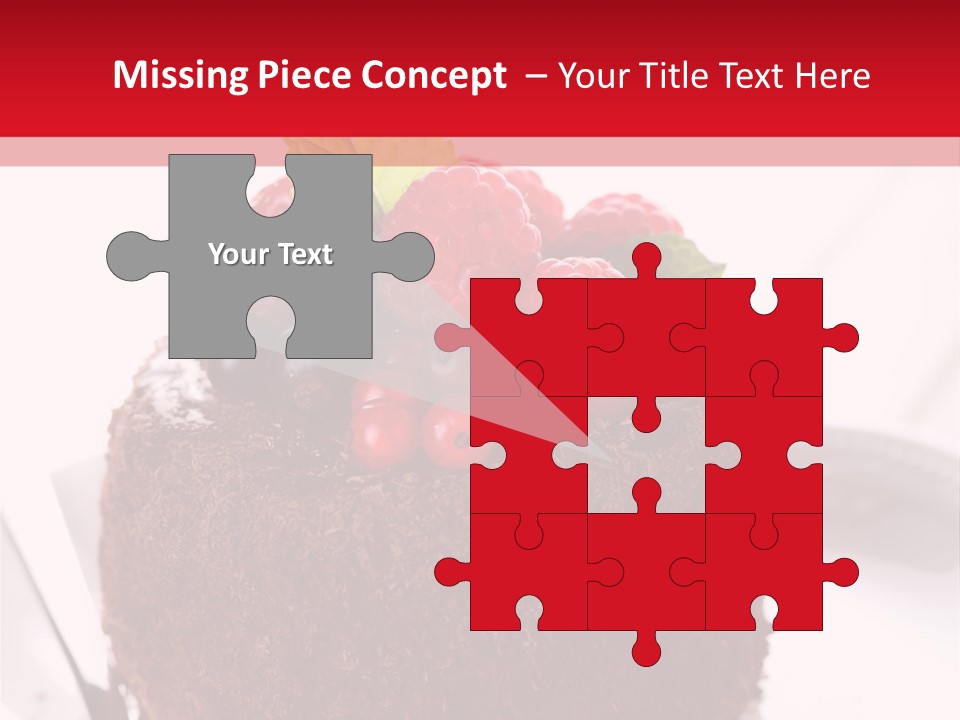 Beautiful Chocolate Cakes PowerPoint Template