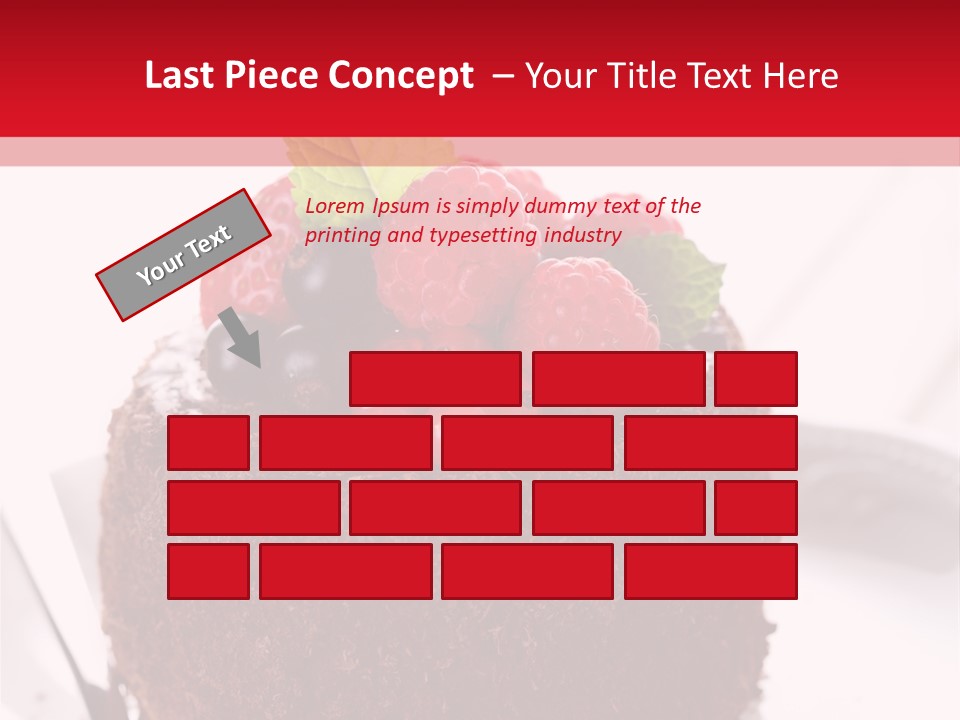 Beautiful Chocolate Cakes PowerPoint Template