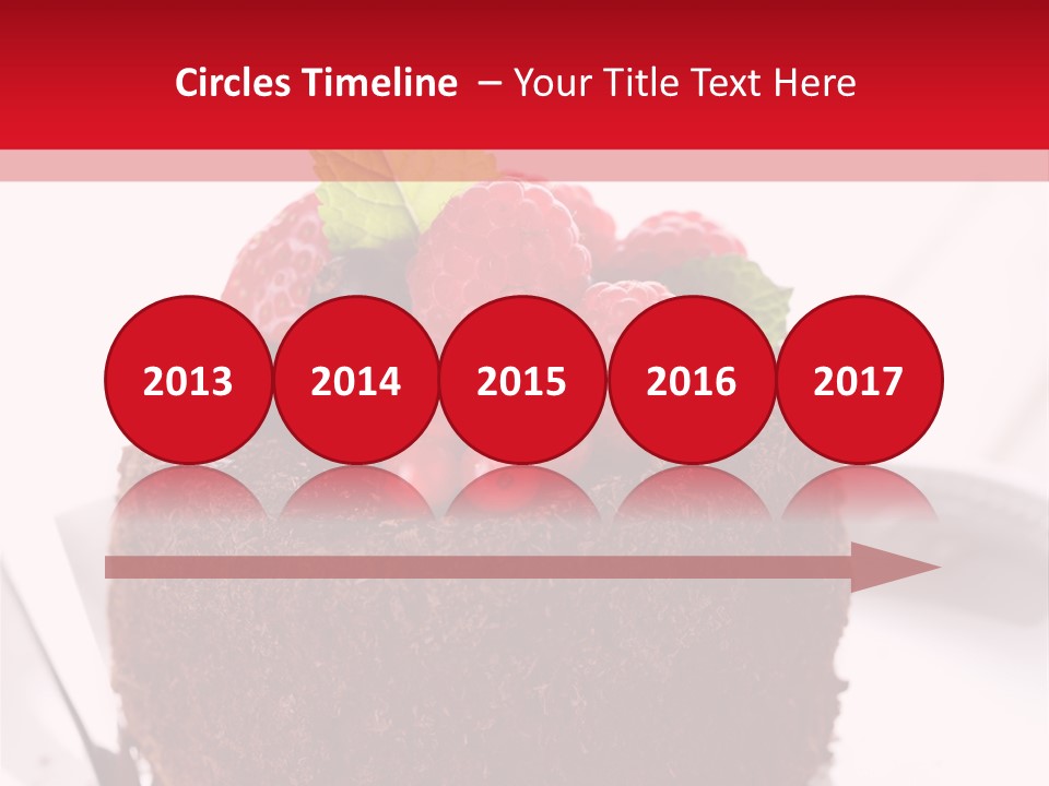 Beautiful Chocolate Cakes PowerPoint Template