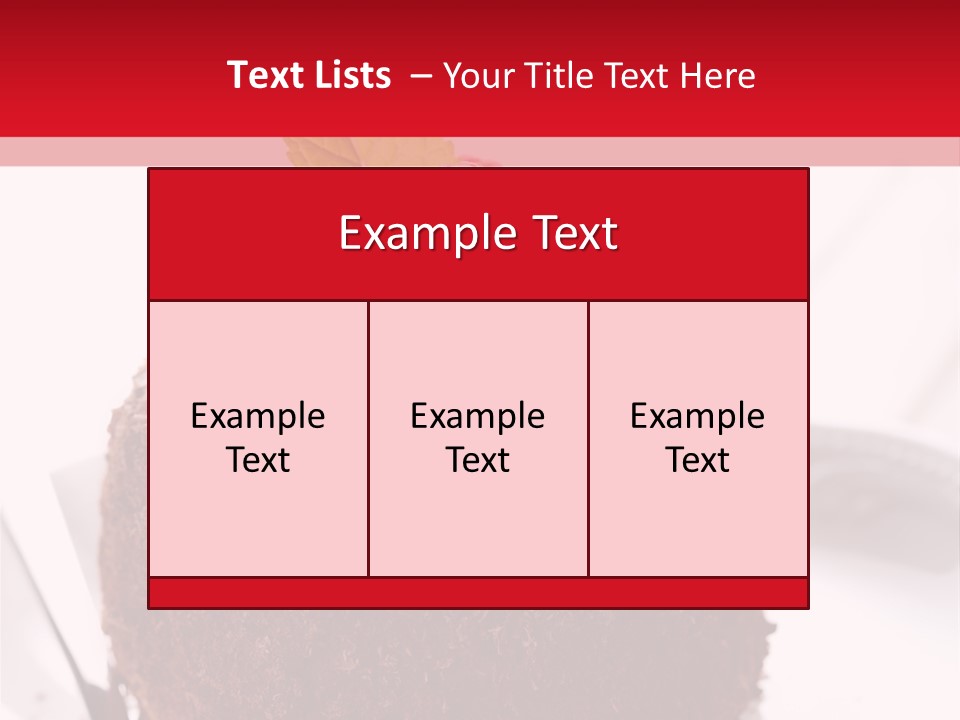 Beautiful Chocolate Cakes PowerPoint Template