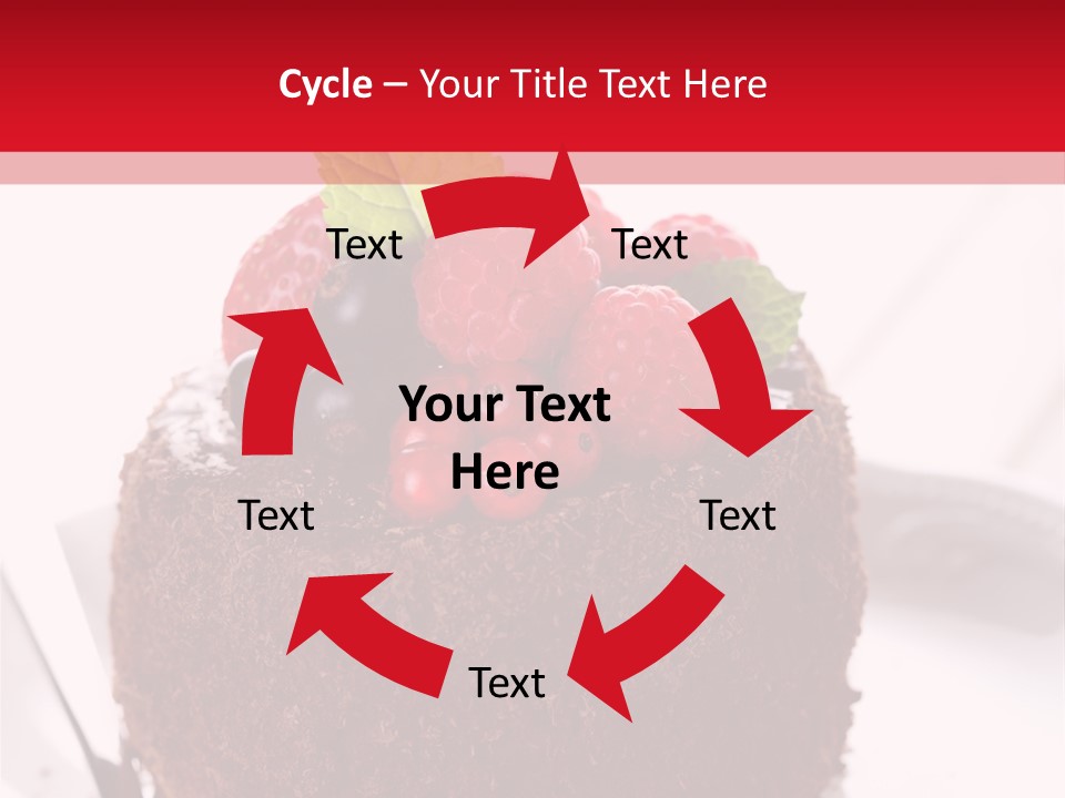 Beautiful Chocolate Cakes PowerPoint Template