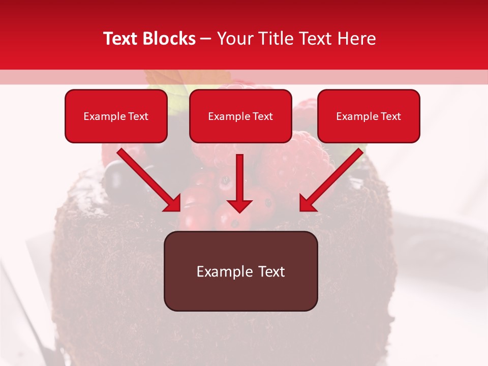 Beautiful Chocolate Cakes PowerPoint Template