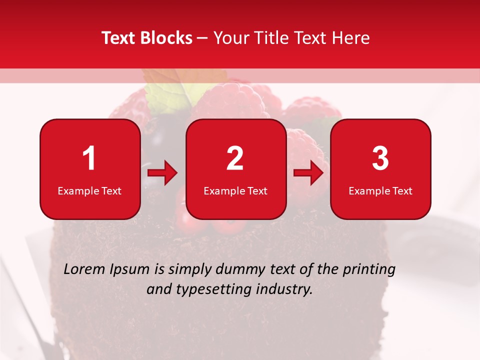 Beautiful Chocolate Cakes PowerPoint Template