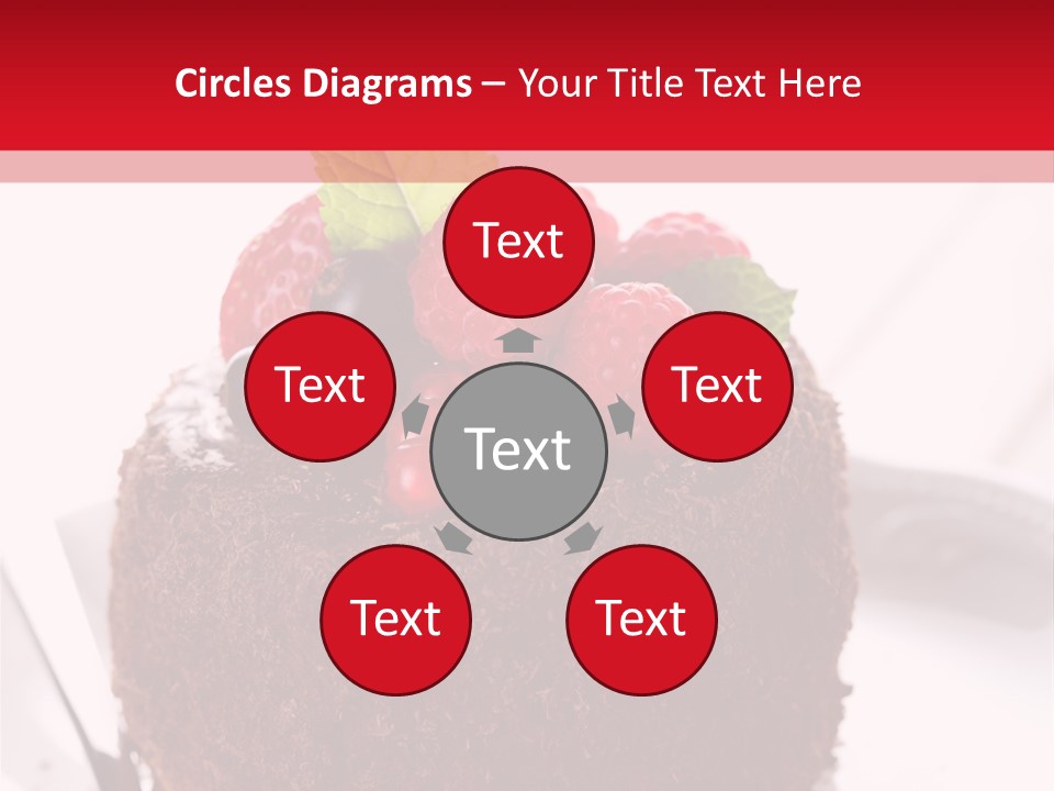 Beautiful Chocolate Cakes PowerPoint Template