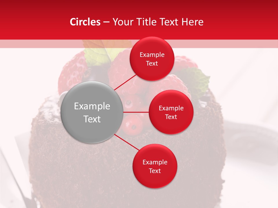 Beautiful Chocolate Cakes PowerPoint Template