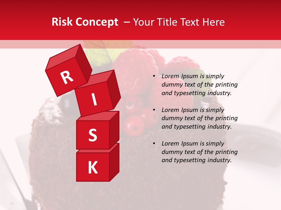 Beautiful Chocolate Cakes PowerPoint Template