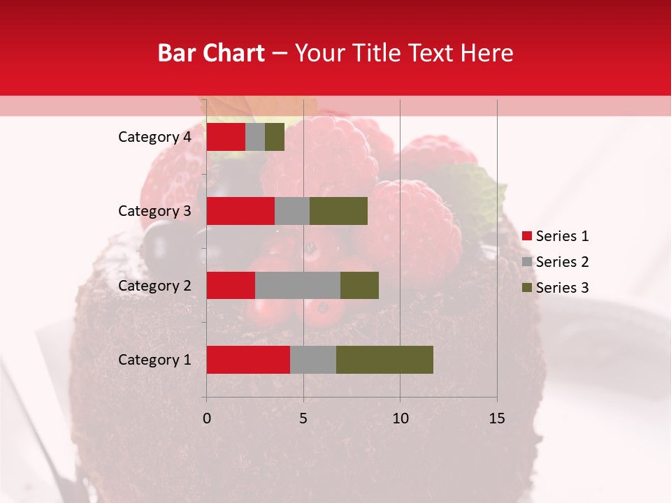 Beautiful Chocolate Cakes PowerPoint Template