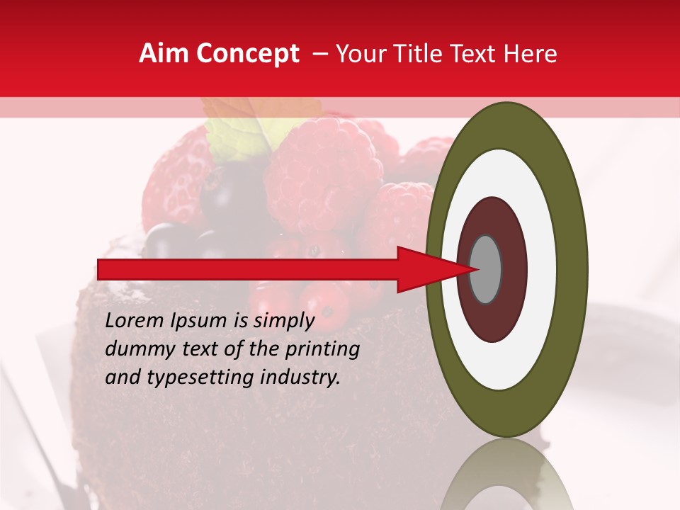 Beautiful Chocolate Cakes PowerPoint Template