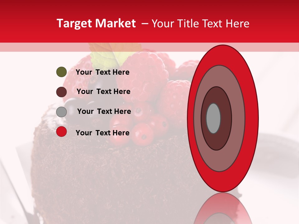 Beautiful Chocolate Cakes PowerPoint Template