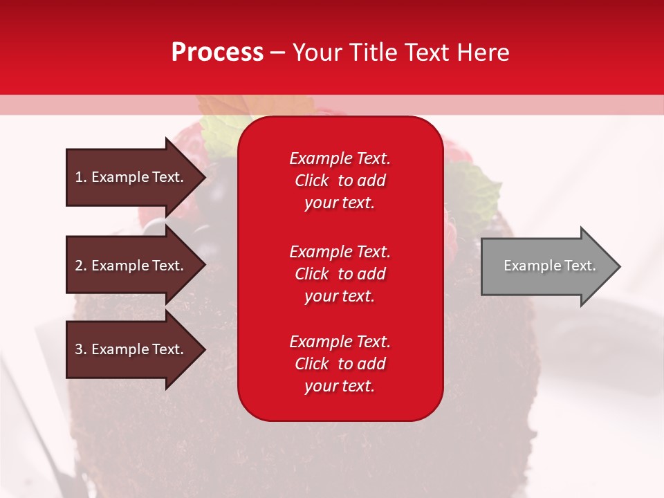 Beautiful Chocolate Cakes PowerPoint Template