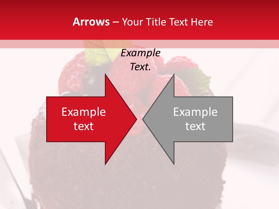 Beautiful Chocolate Cakes PowerPoint Template