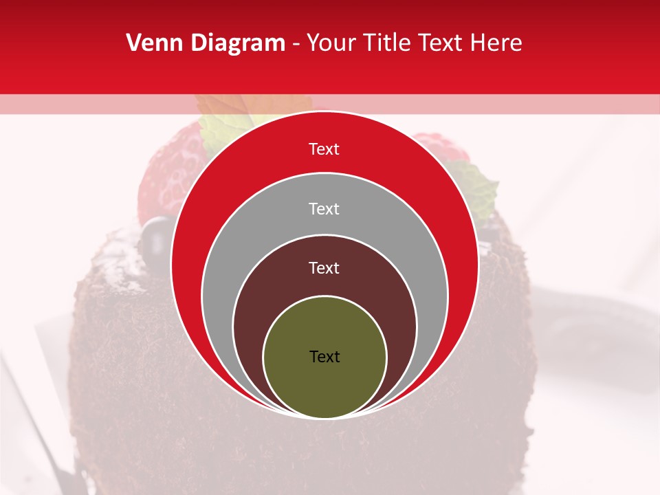 Beautiful Chocolate Cakes PowerPoint Template