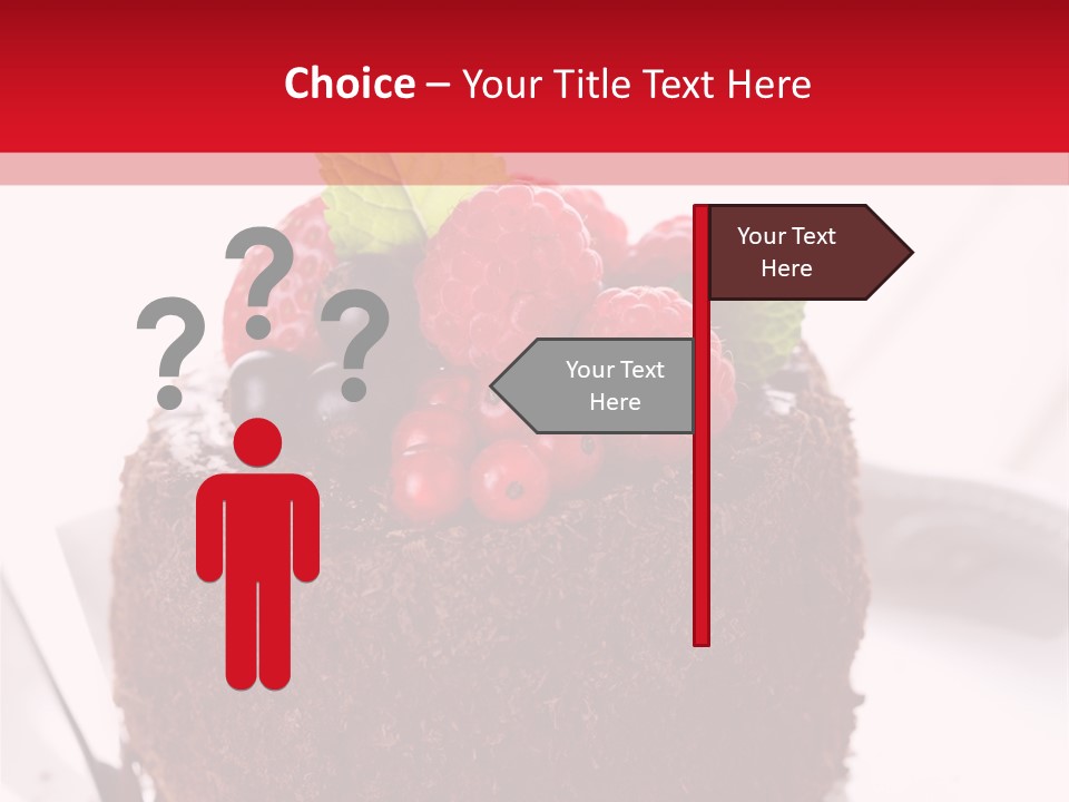 Beautiful Chocolate Cakes PowerPoint Template