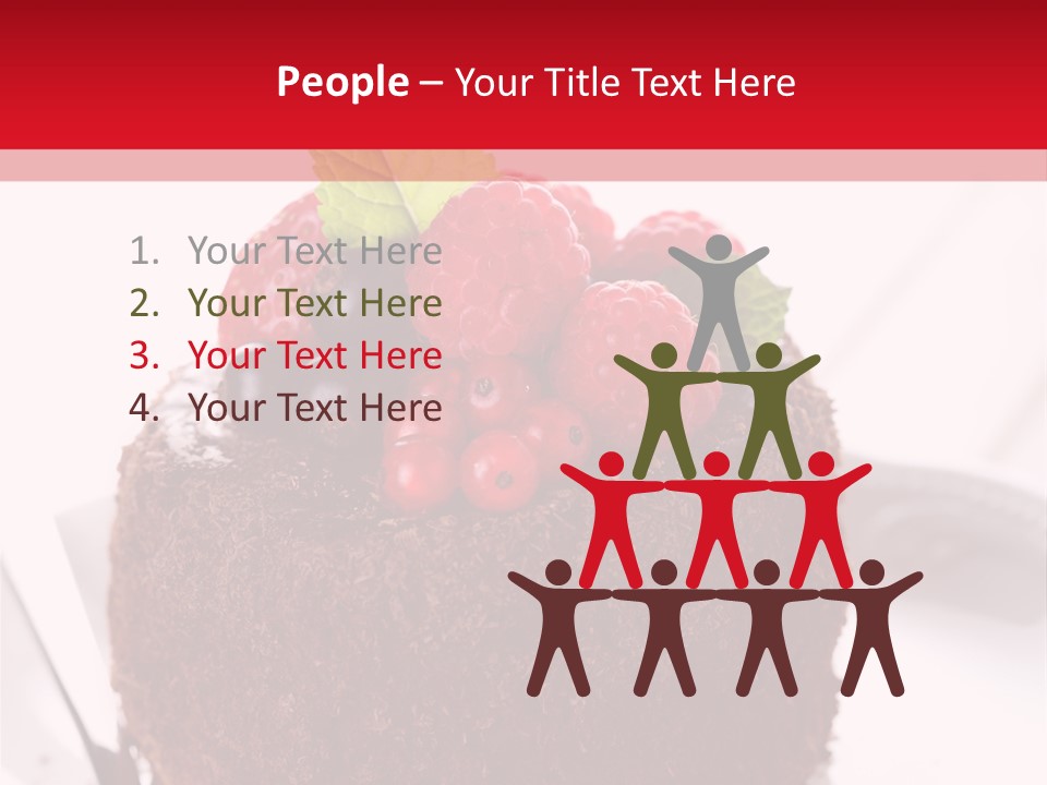 Beautiful Chocolate Cakes PowerPoint Template