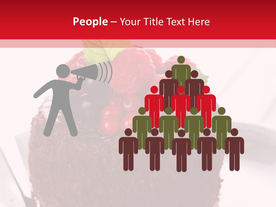 Beautiful Chocolate Cakes PowerPoint Template