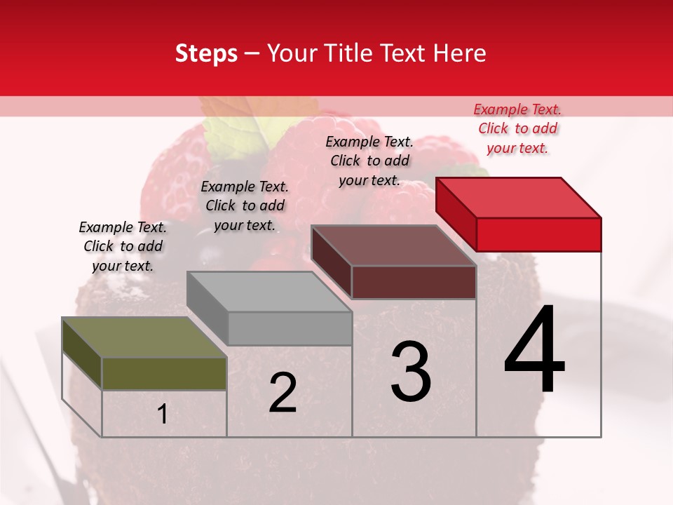 Beautiful Chocolate Cakes PowerPoint Template