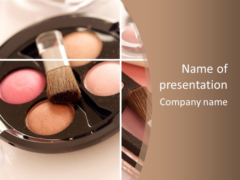 Make Up Products PowerPoint Template