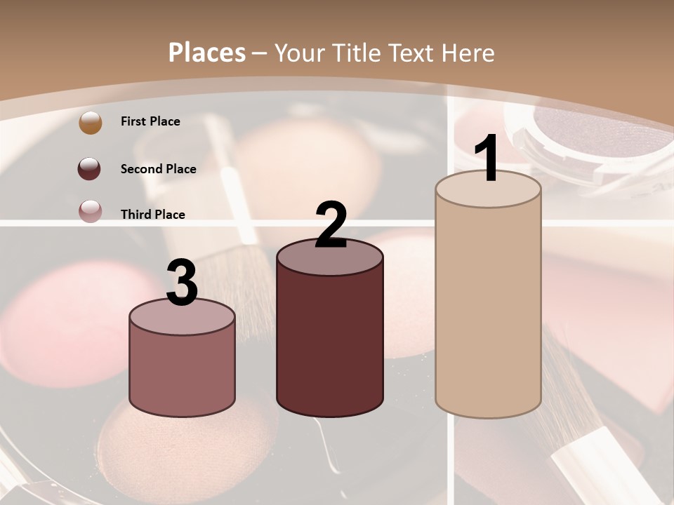 Make Up Products PowerPoint Template