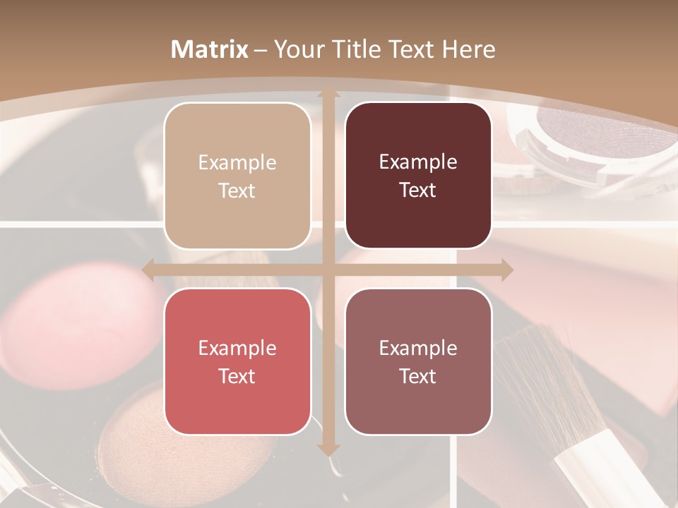 Make Up Products PowerPoint Template