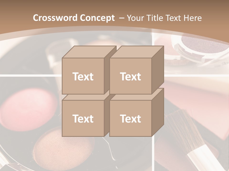 Make Up Products PowerPoint Template