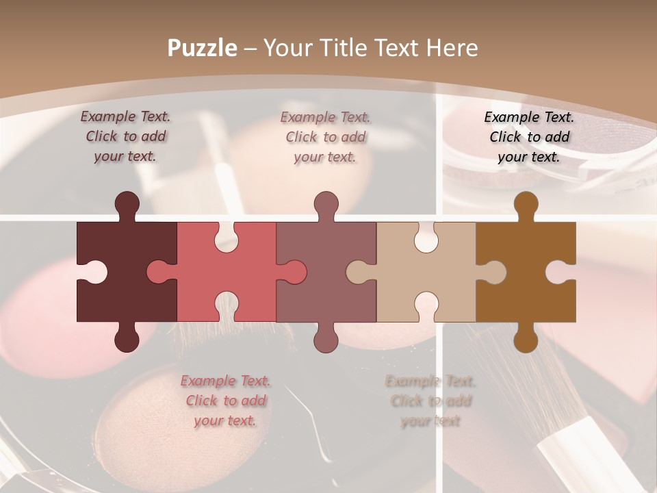 Make Up Products PowerPoint Template