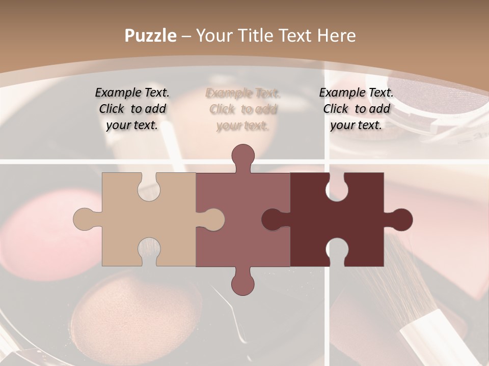 Make Up Products PowerPoint Template
