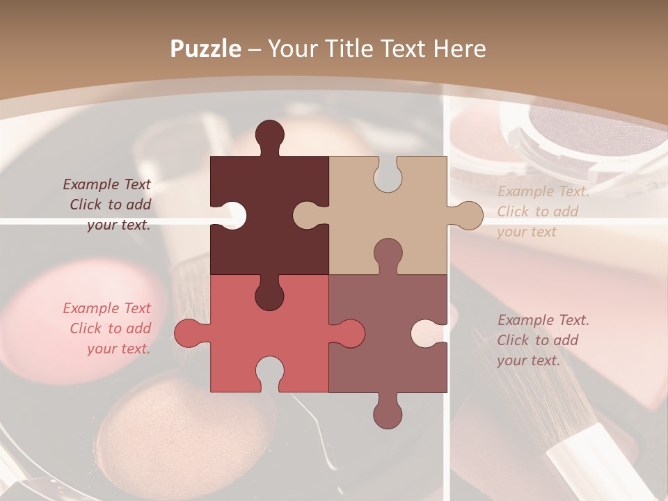 Make Up Products PowerPoint Template