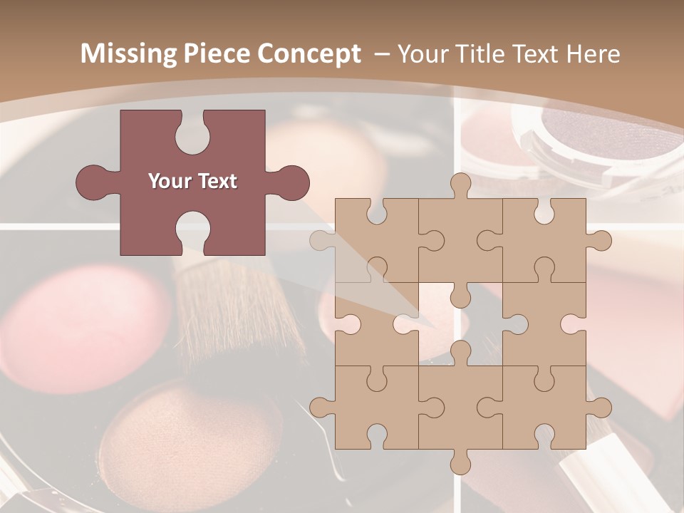 Make Up Products PowerPoint Template