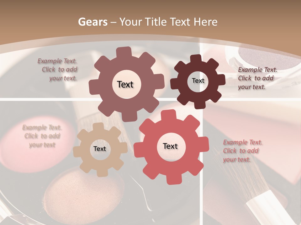 Make Up Products PowerPoint Template