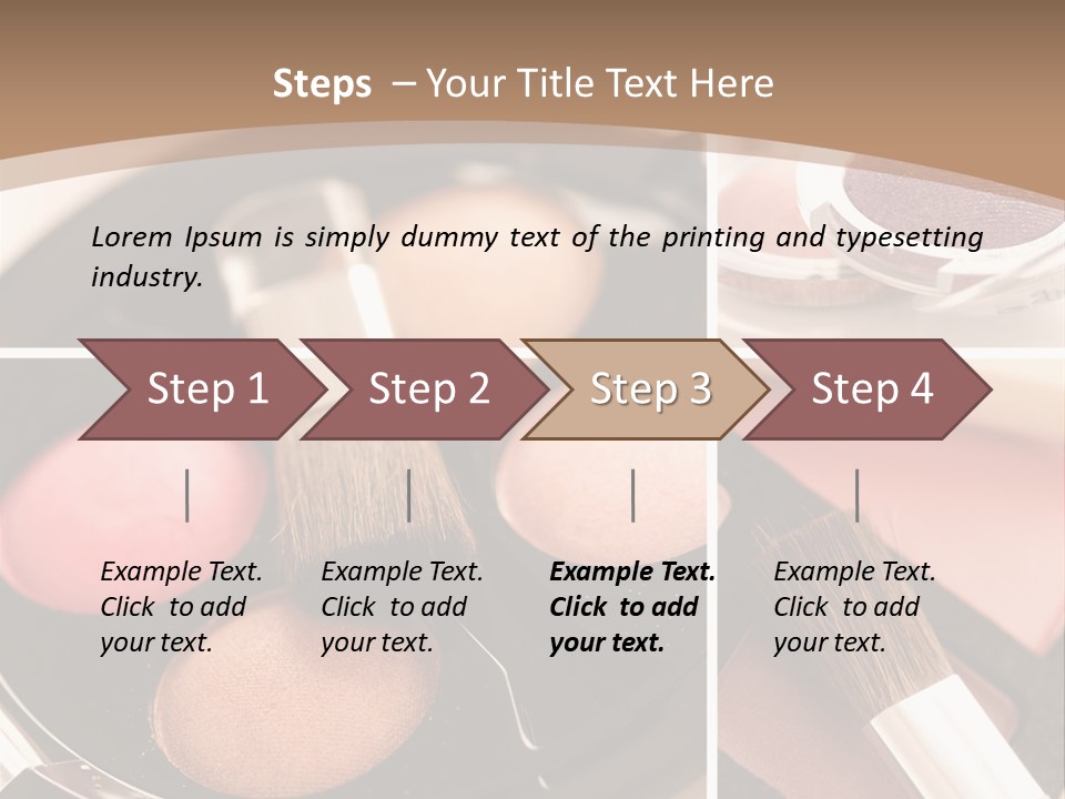 Make Up Products PowerPoint Template