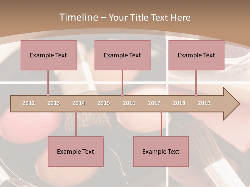 Make Up Products PowerPoint Template