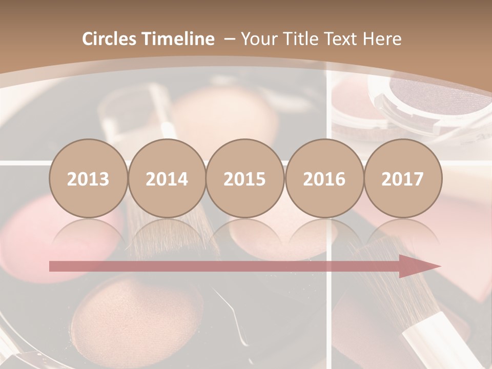 Make Up Products PowerPoint Template