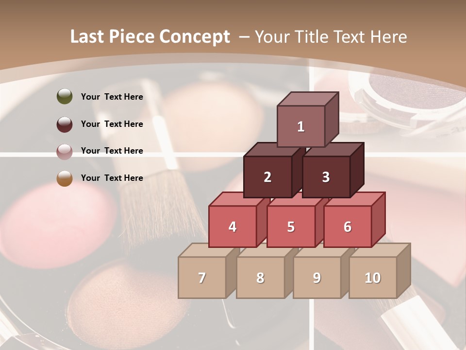 Make Up Products PowerPoint Template