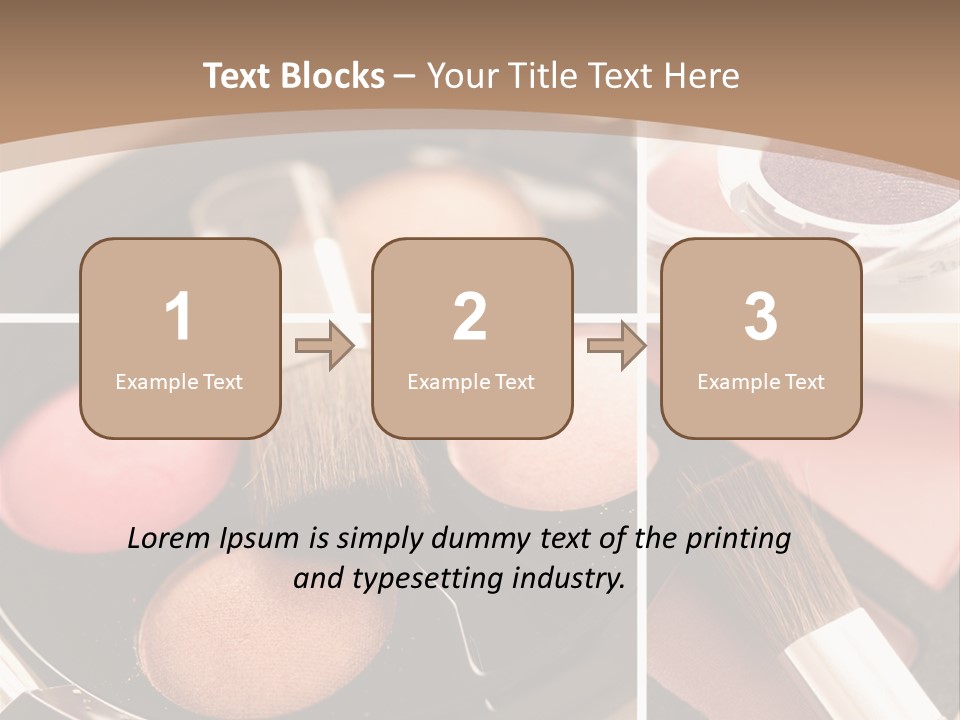 Make Up Products PowerPoint Template