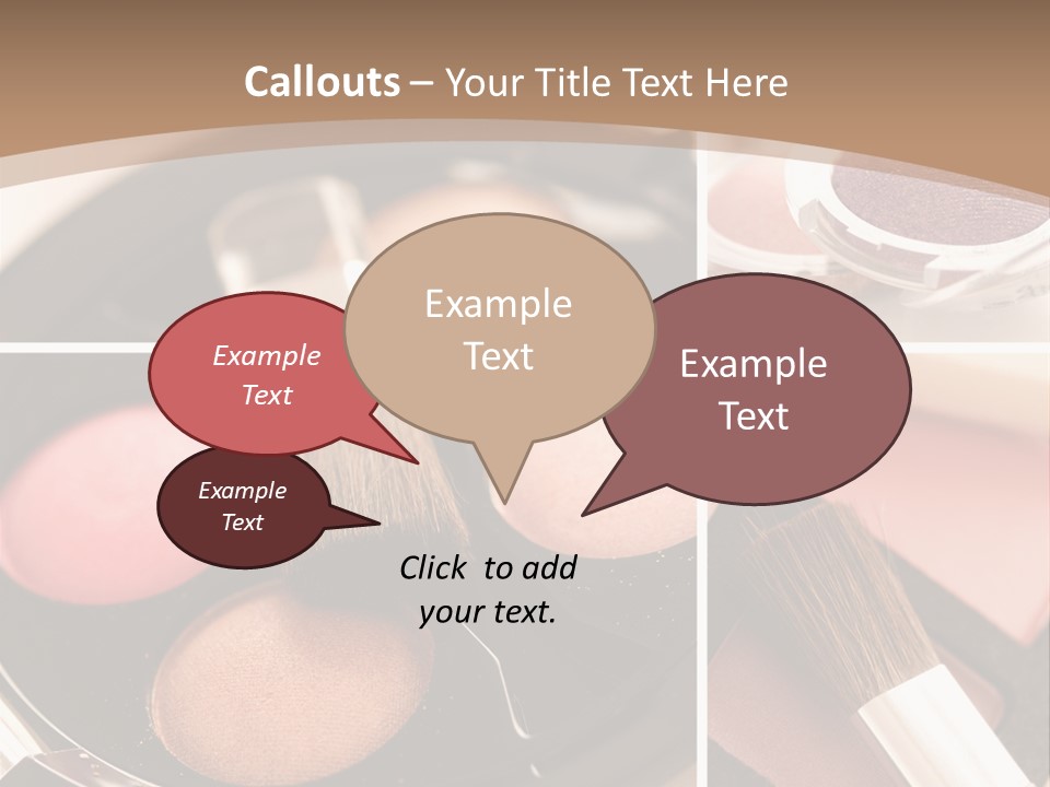 Make Up Products PowerPoint Template