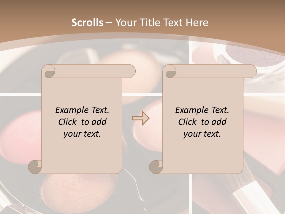 Make Up Products PowerPoint Template