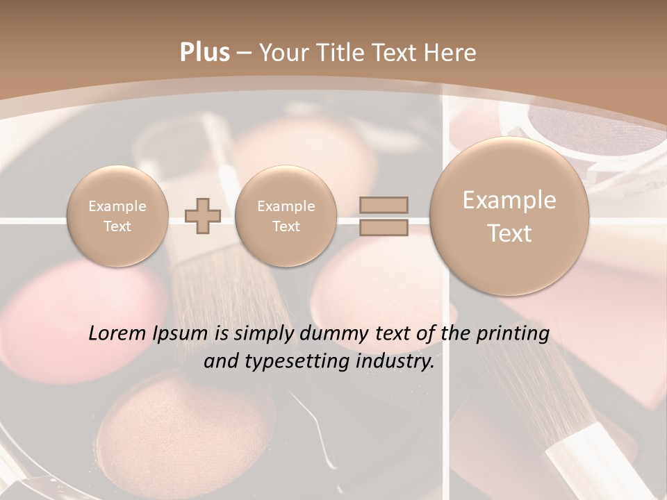 Make Up Products PowerPoint Template