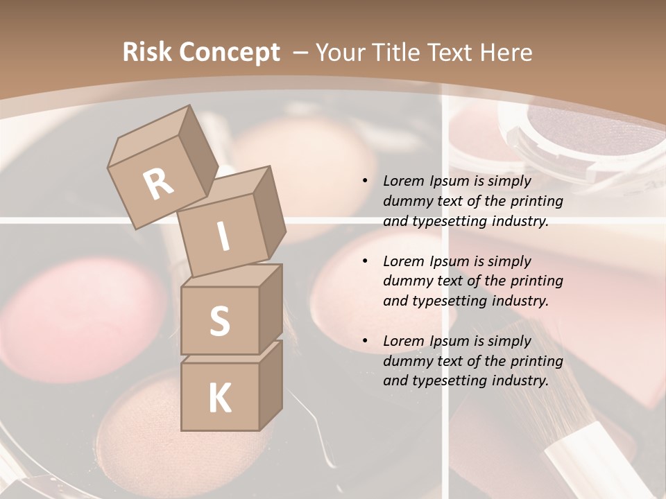 Make Up Products PowerPoint Template